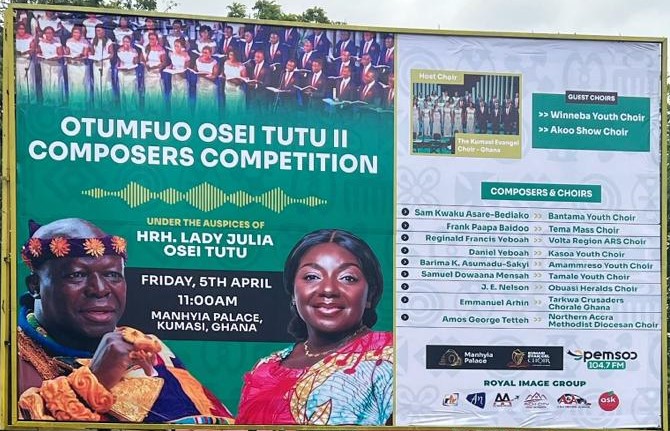 Otumfuo Composers Competition Comes Off This Friday